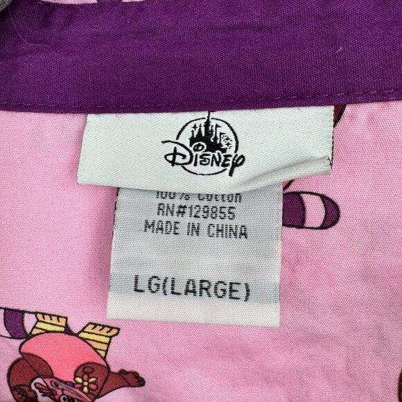 New Disney Parks Pixar Inside Out Bing Bong Pink Button Down Hawaiian Camp Shirt - Picture 4 of 11